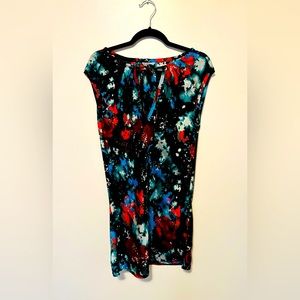 BB Dakota Constellation Blotch Print Tunic Dress - XS